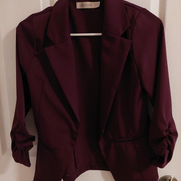 Deep Purple Women's Blazer - Picture 1 of 1